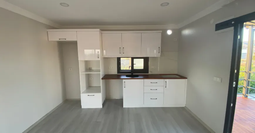 63 m2 Balkonlu Verandalı Çelik Ev