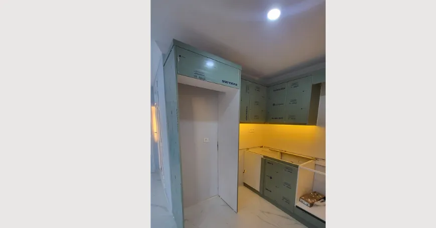 Kuşadası Çelik Ev 70 m2 15 m2 Cam Balkon Sistemli Balkon