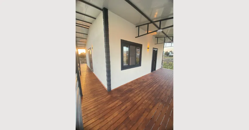 63 m2 Balkonlu Verandalı Çelik Ev