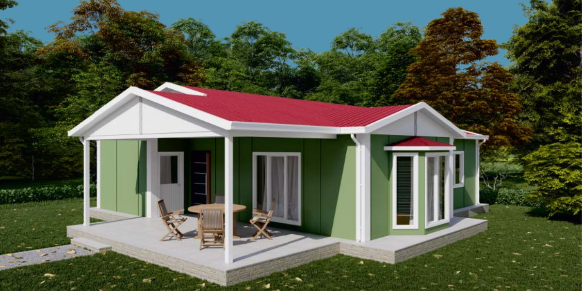 100 m2 PREFABRİK EV 1.200.000 TL